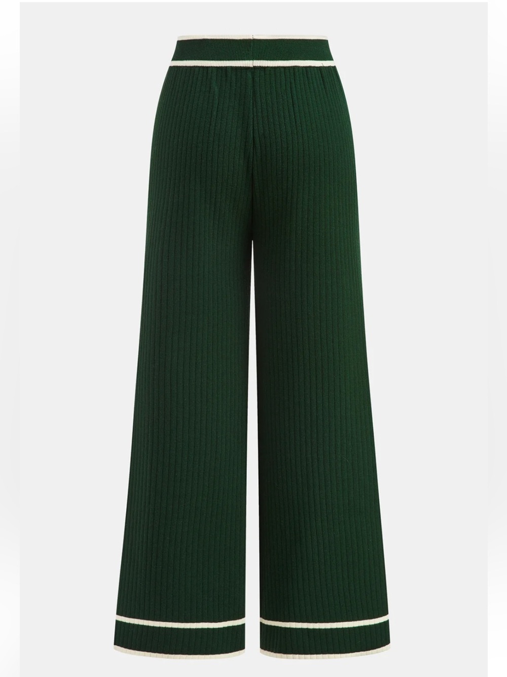 Commense Knitted Contrast Trim Polo Top and Pants Set Size Medium NWT - Picture 5 of 10